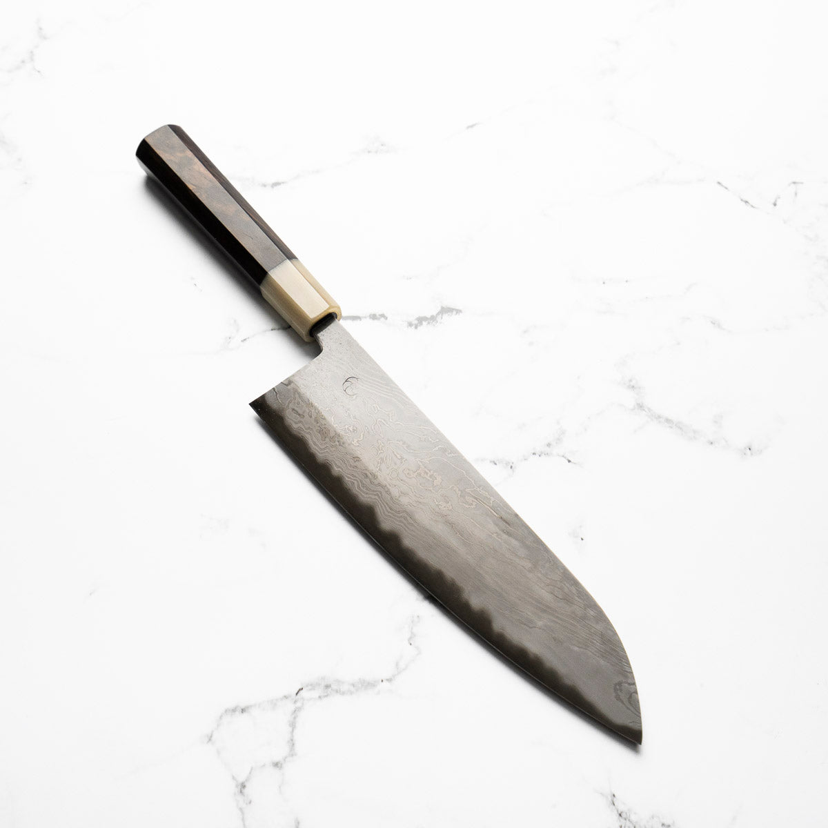 Miyazaki Kajiya Hineri Blue 2 Damascus Gyuto 210mm