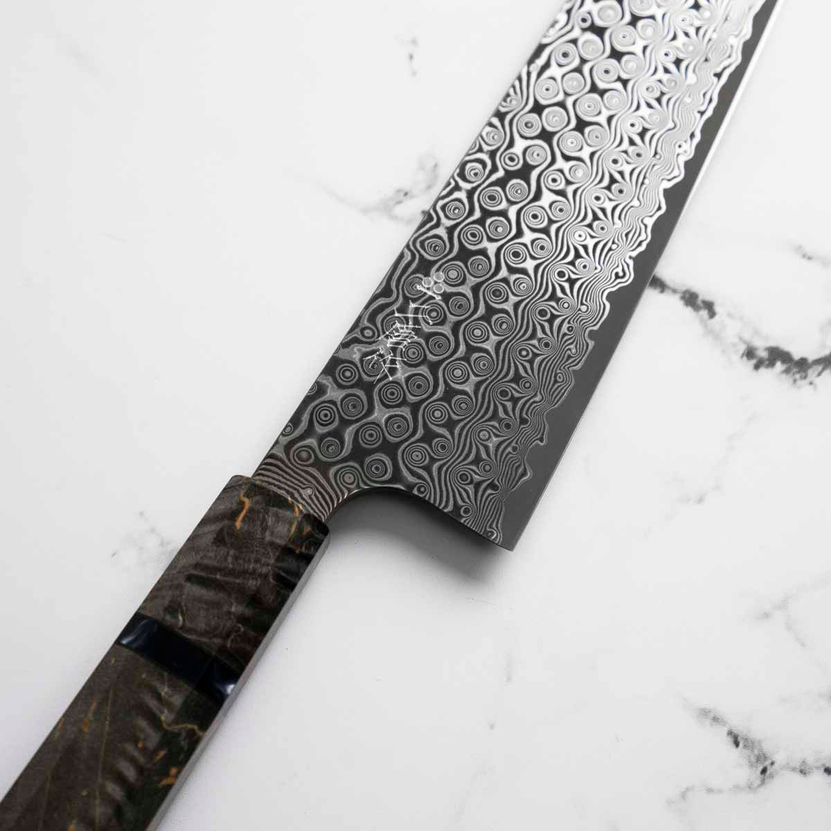 Nigara Hamono SG2 Raindrop Damascus Kiritsuke Gyuto 240mm