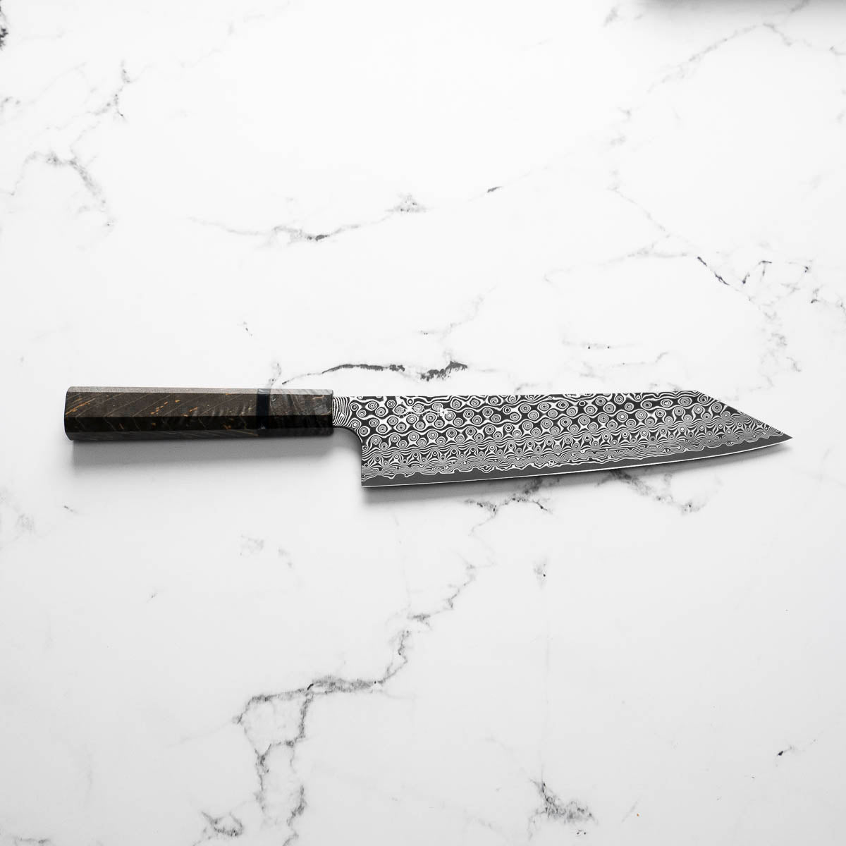 Nigara Hamono SG2 Raindrop Damascus Kiritsuke Gyuto 240mm