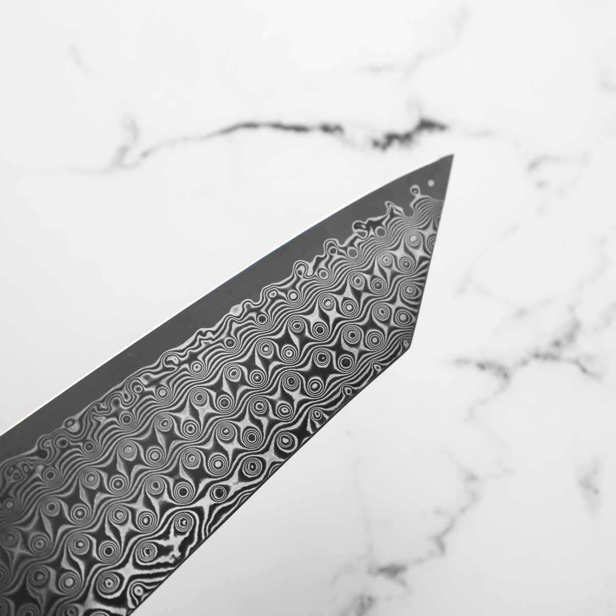 Nigara Hamono SG2 Raindrop Damascus Kiritsuke Gyuto 240mm