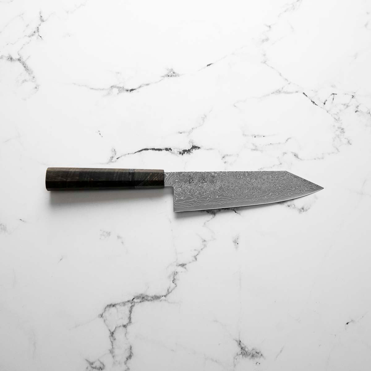 Hatsukokoro Ryuhyo SG2 Damascus Bunka 180mm - Dark Maple
