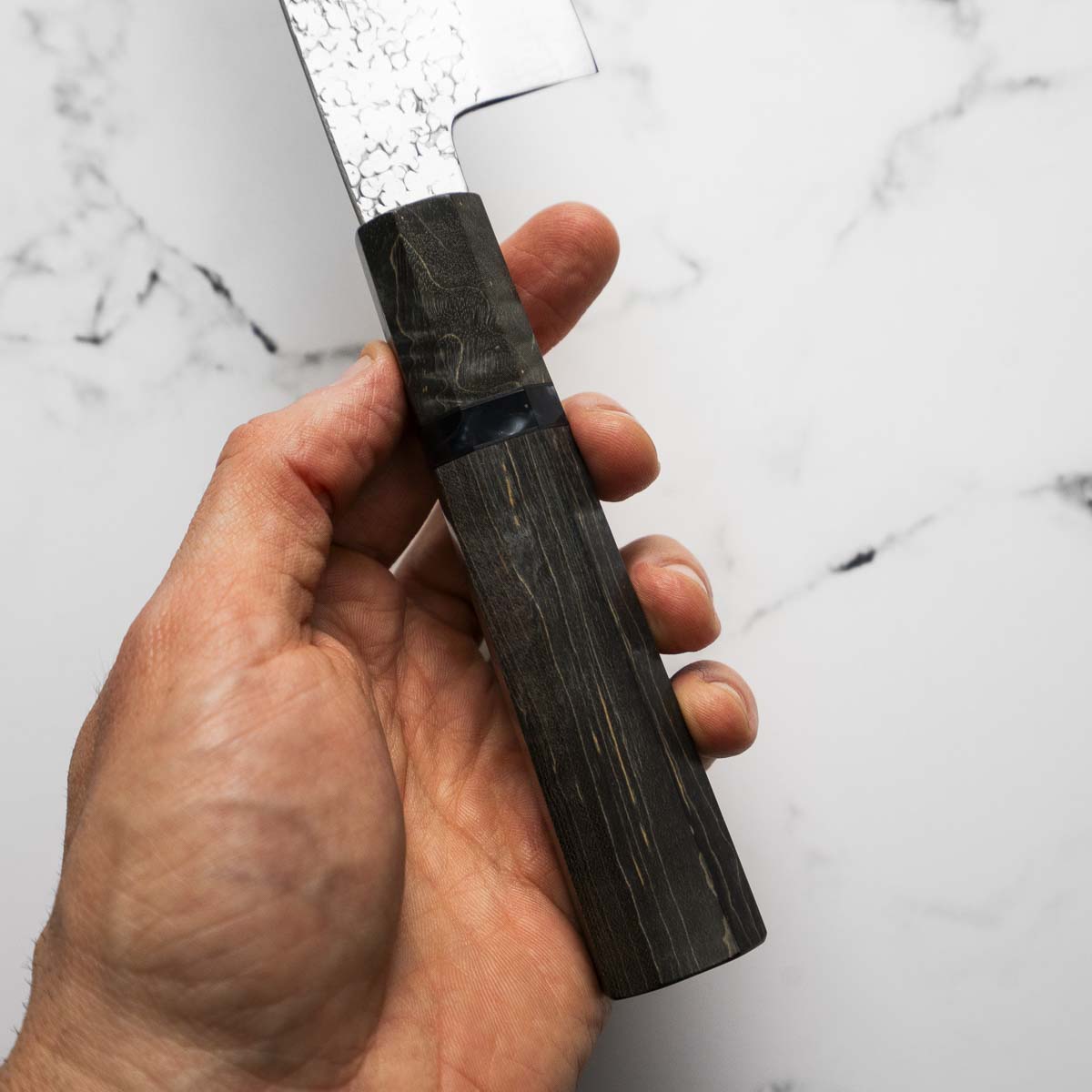 Okeya Ginsan Bunka 165mm - Dark Maple
