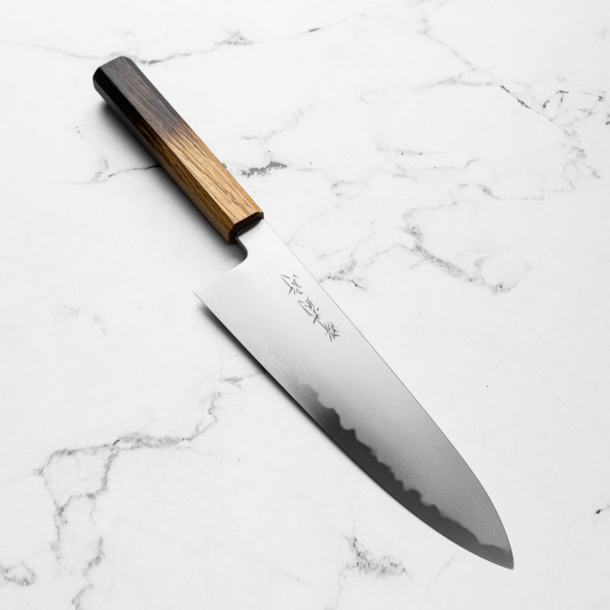 Y.Tanaka x Sakai Kikumori Blue 2 Gyuto 225mm - Burnt Oak