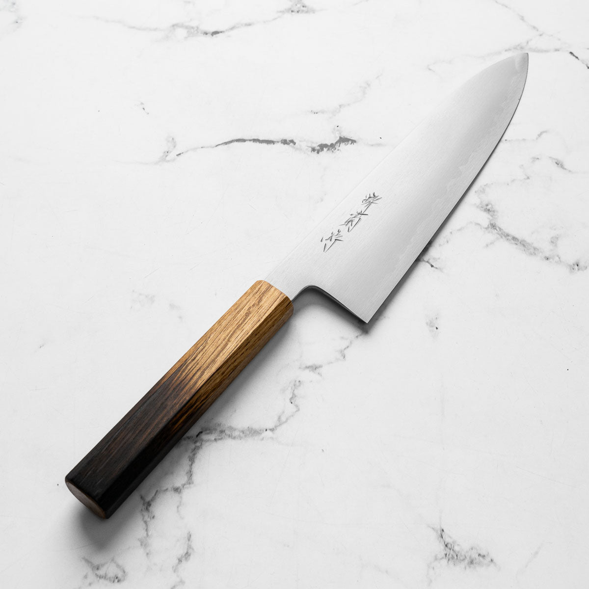 Y.Tanaka x Sakai Kikumori Blue 2 Gyuto 225mm - Burnt Oak