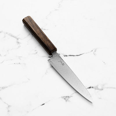Tsunehisa SRS13 Damascus Petty 135mm - Black Oak