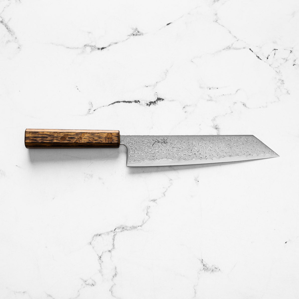 Tsunehisa SRS13 Damascus Kiritsuke 210mm - Black Oak