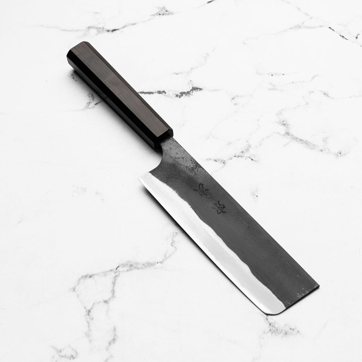 Morihei Munetsugu Blue 2 Kurouchi Nakiri 165mm