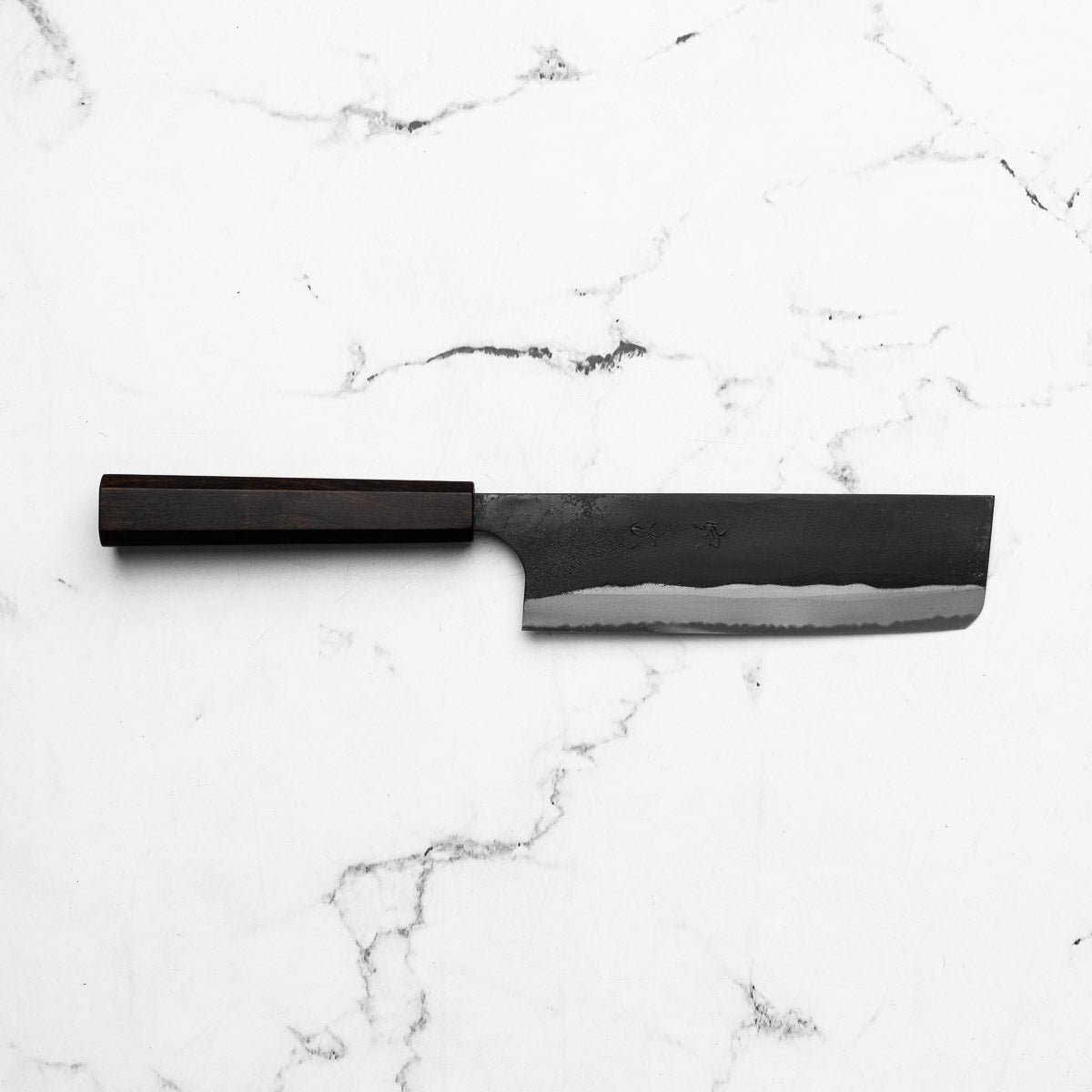 Morihei Munetsugu Blue 2 Kurouchi Nakiri 165mm