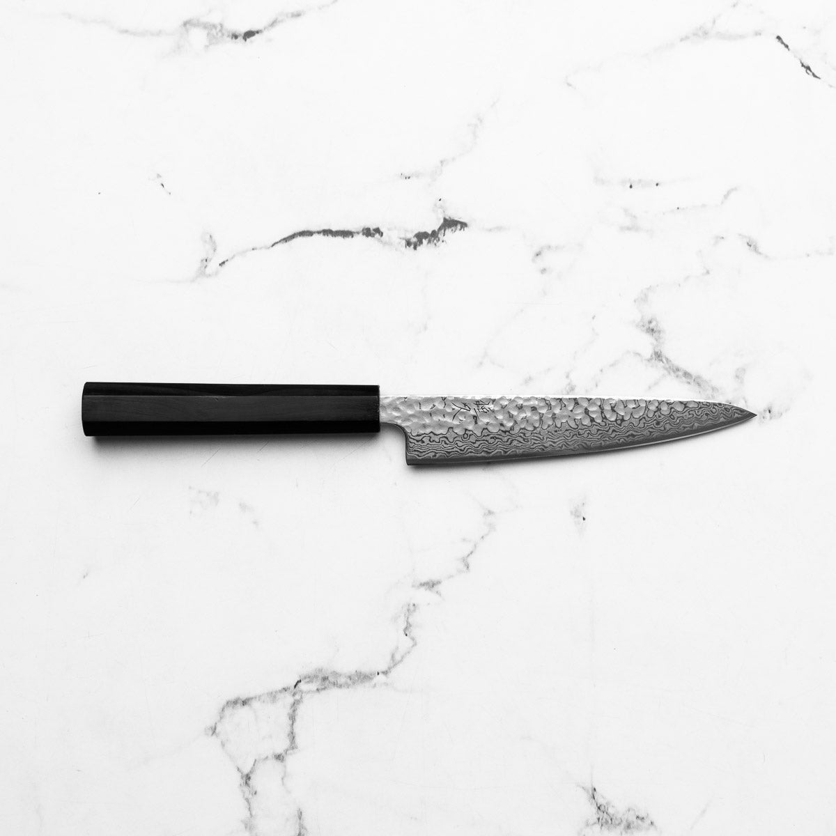 Tsunehisa Ginsan Geppaku Petty 135mm - Ebony