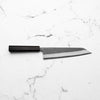 Yoshikane (Hatsukokoro) White 2 Kurouchi Nashiji SS Clad Kiritsuke 210mm - Ebony