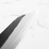 Yoshikane (Hatsukokoro) White 2 Kurouchi Nashiji SS Clad Kiritsuke 210mm - Ebony