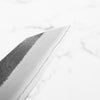 Yoshikane (Hatsukokoro) White 2 Kurouchi Nashiji SSClad Kiritsuke 210mm - Bubinga