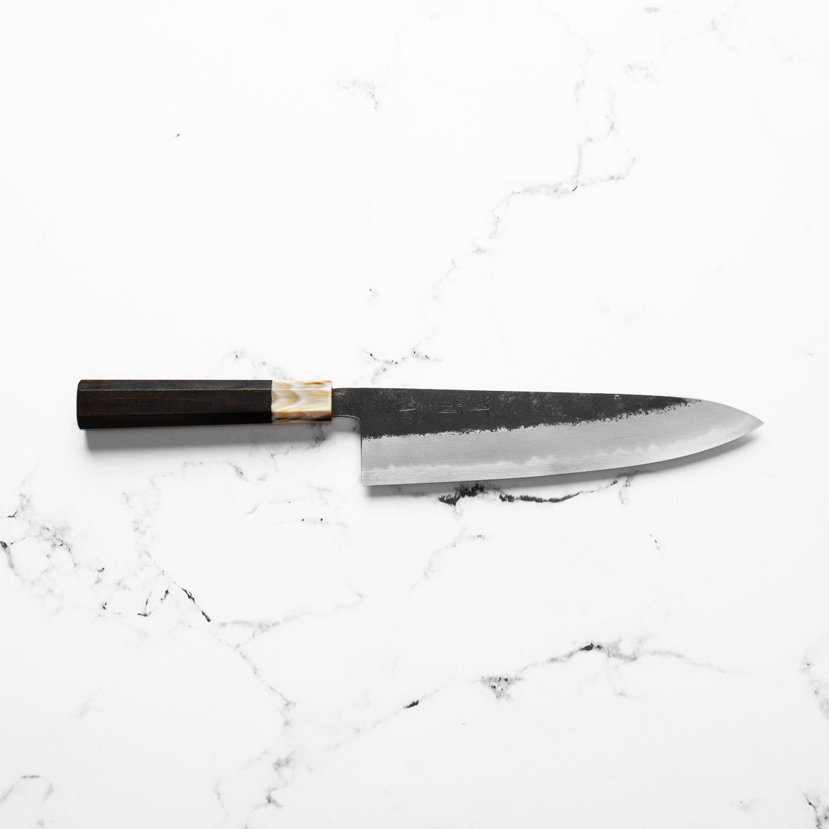 Y. Tanaka x Sakai Kikumori Blue Super Kurouchi Gyuto 240mm