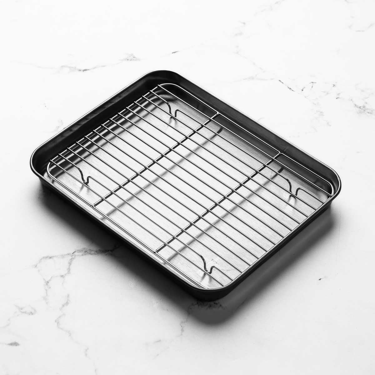 25cm Stainless Drip Tray w/Mesh Grill