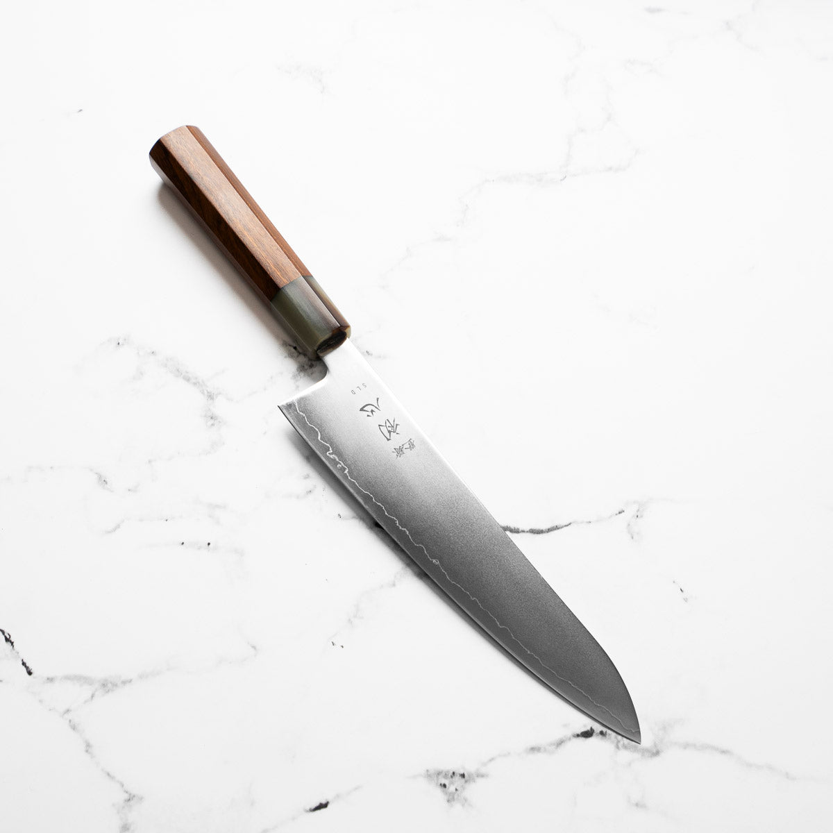 Hatsukokoro Hikari SLD 3 Layer Gyuto 195mm - Quince