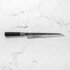 Sakai Kikumori "Kikuzuki Kuro" Kiritsuke Yanagiba 270mm - Ebony & Blonde
