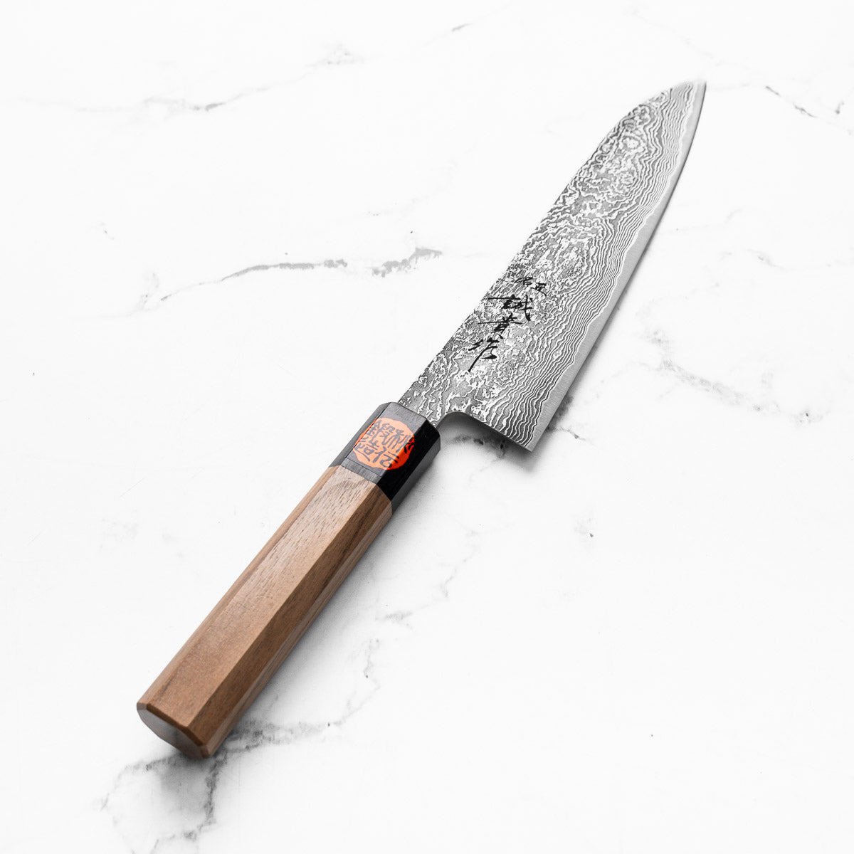 Shigeki Tanaka R2/SG2 Black Damascus Gyuto 180mm
