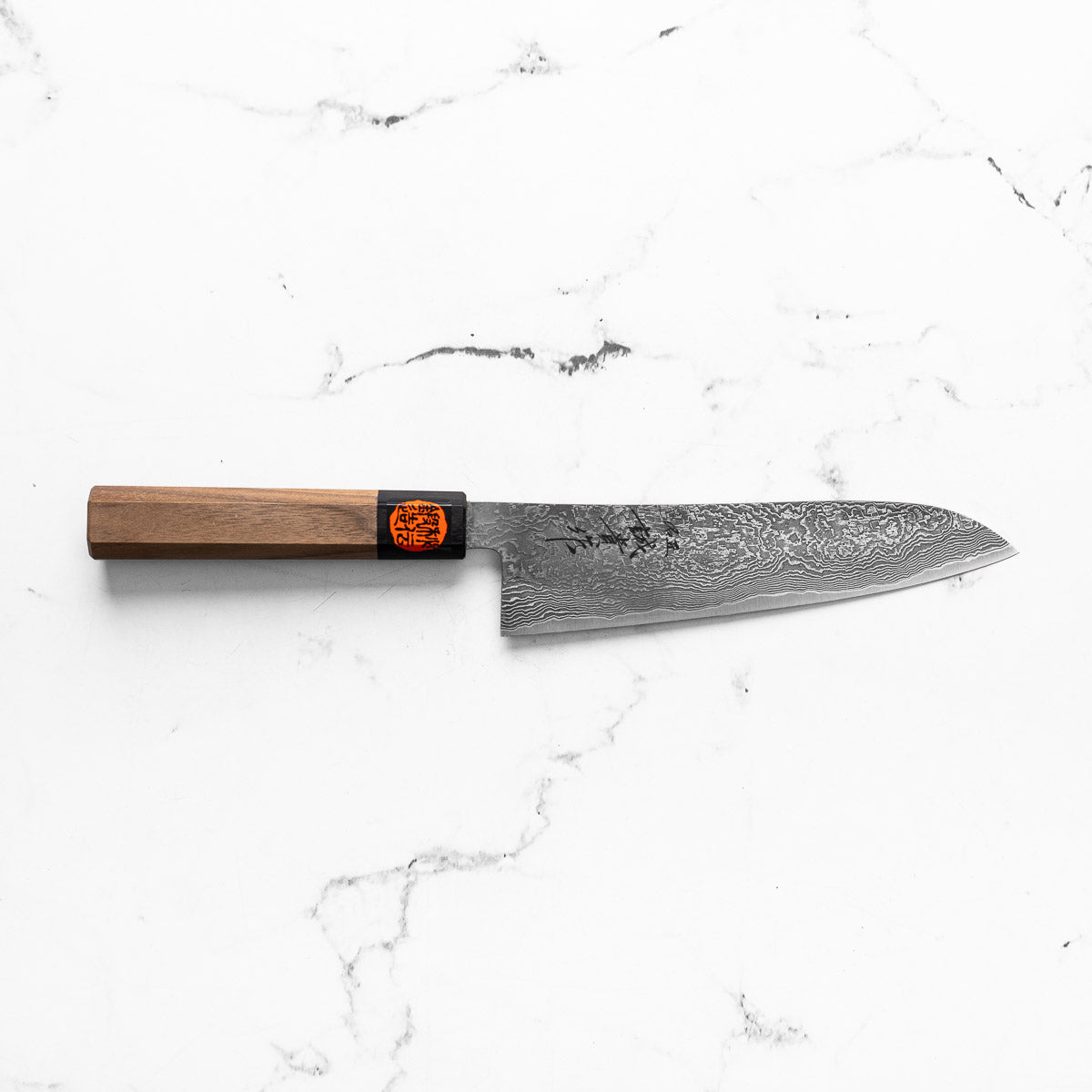 Shigeki Tanaka R2/SG2 Black Damascus Gyuto 180mm