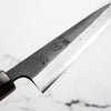 Hatsukokoro Shinkiro Blue Super Damascus Kurouchi Petty 150mm - Ebony & Blonde