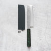 Touroku Sakai Kagayaki VG10 Damascus Tsuchime Nakiri 160mm - view 8