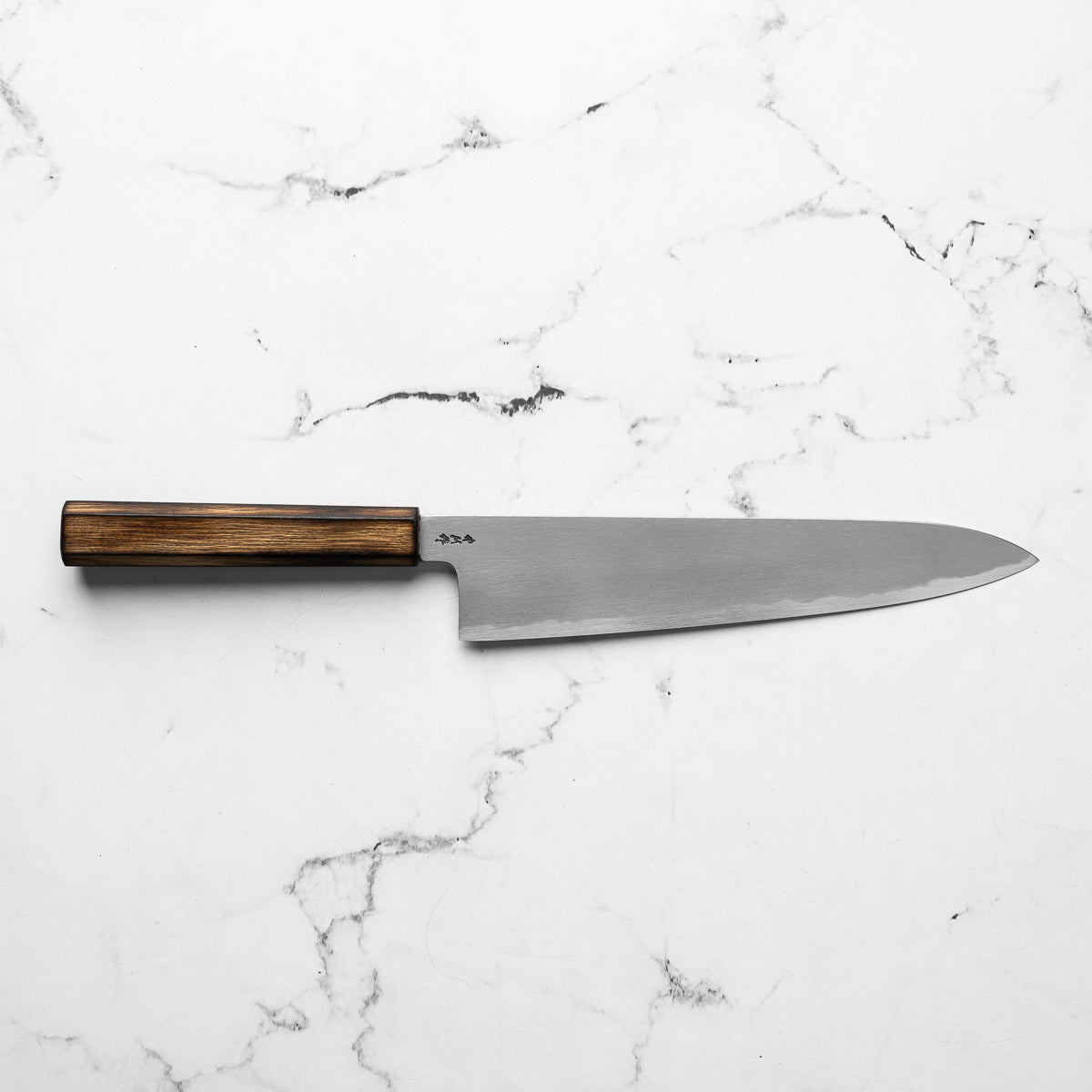Satoshi Nakagawa x Nakamura Blue 1 Bokashi Gyuto 240mm w/Saya