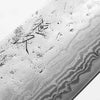 Tsunehisa Swedish Stainless Washiji Damascus Nakiri - Mono Ebony