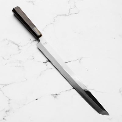 Sakai Kikumori "Choyo" Ginsan Sakimaru Takohiki 300mm - Persimmon