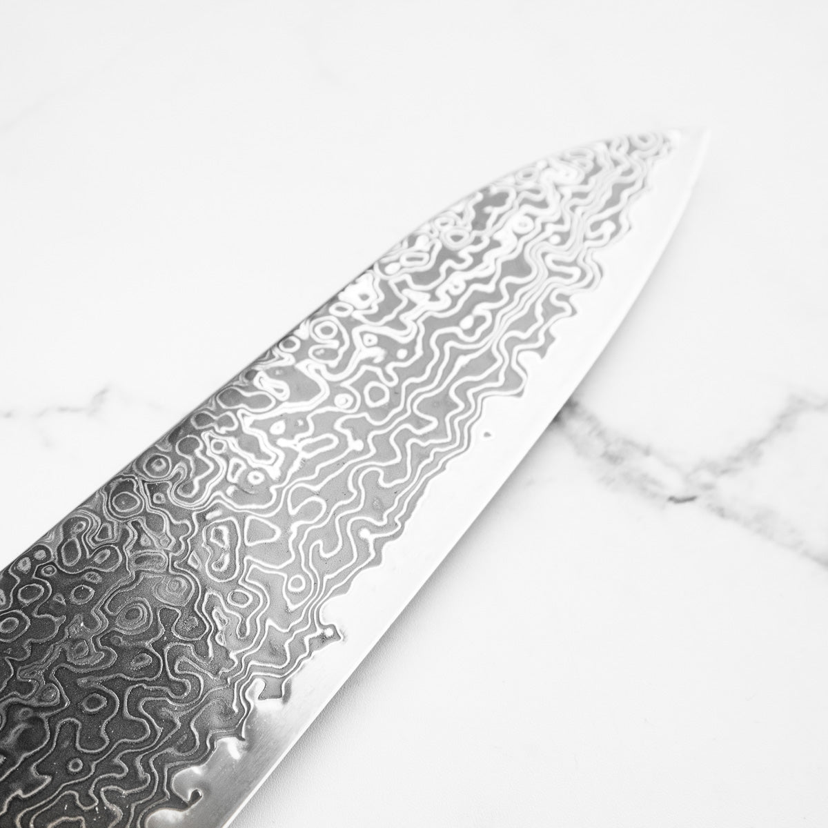 Hatsukokoro Ryuhyo Kurozome SG2 Damascus Gyuto 240mm -  Maple Turquoise