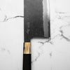 Sakai Kikumori White 2 Kiritsuke Cleaver 180mm - Ebony & Blonde