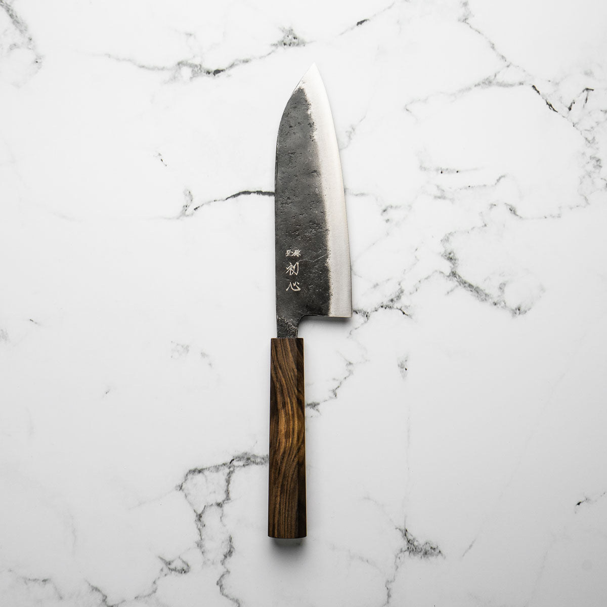 Hatsukokoro Kurogane Blue 2 Santoku 165mm