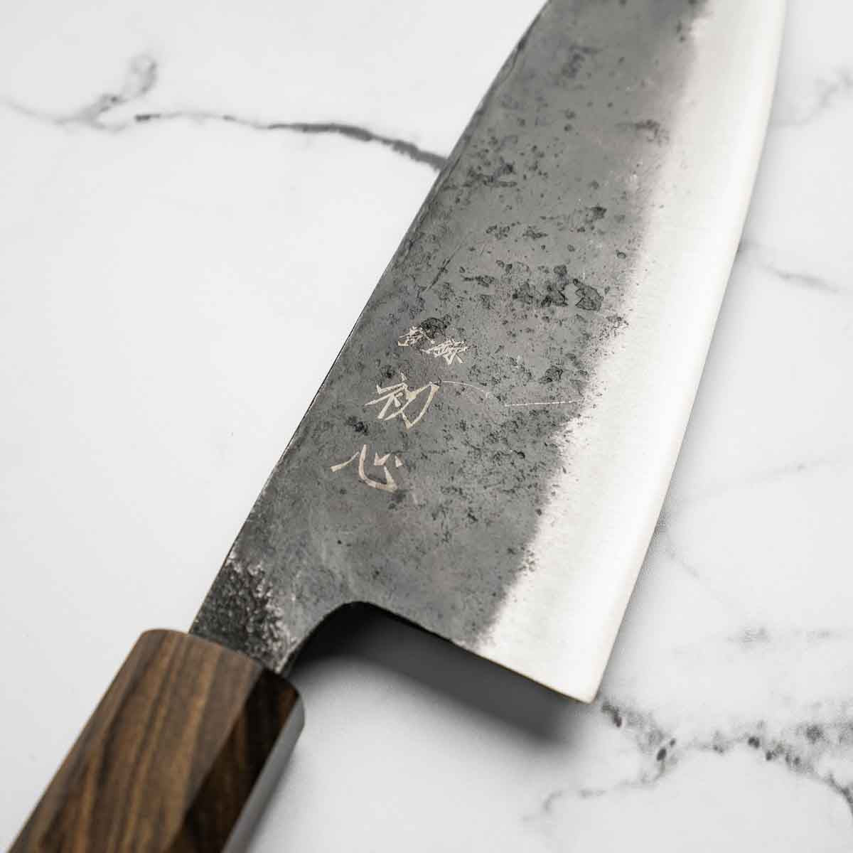 Hatsukokoro Kurogane Blue 2 Santoku 165mm