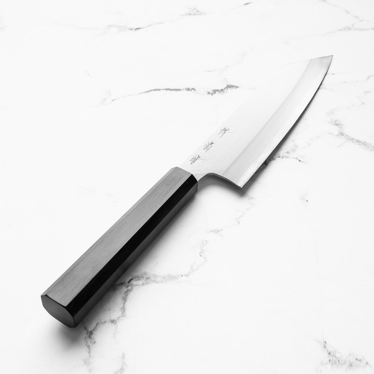 Sakai Kikumori QAS Blue Super Bunka 180mm - Mono Ebony
