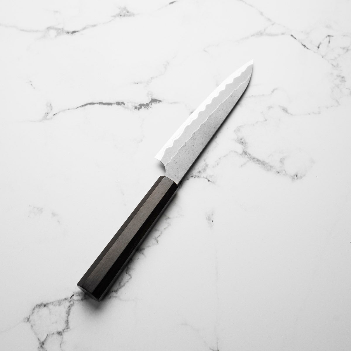 Nigara Hamono Blue Super Tsuchime Petty 150mm - Ebony