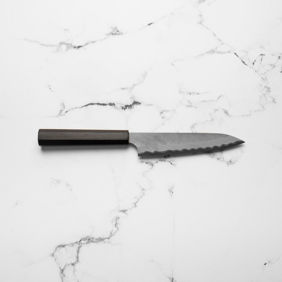 Nigara Hamono Blue Super Tsuchime Petty 150mm - Ebony