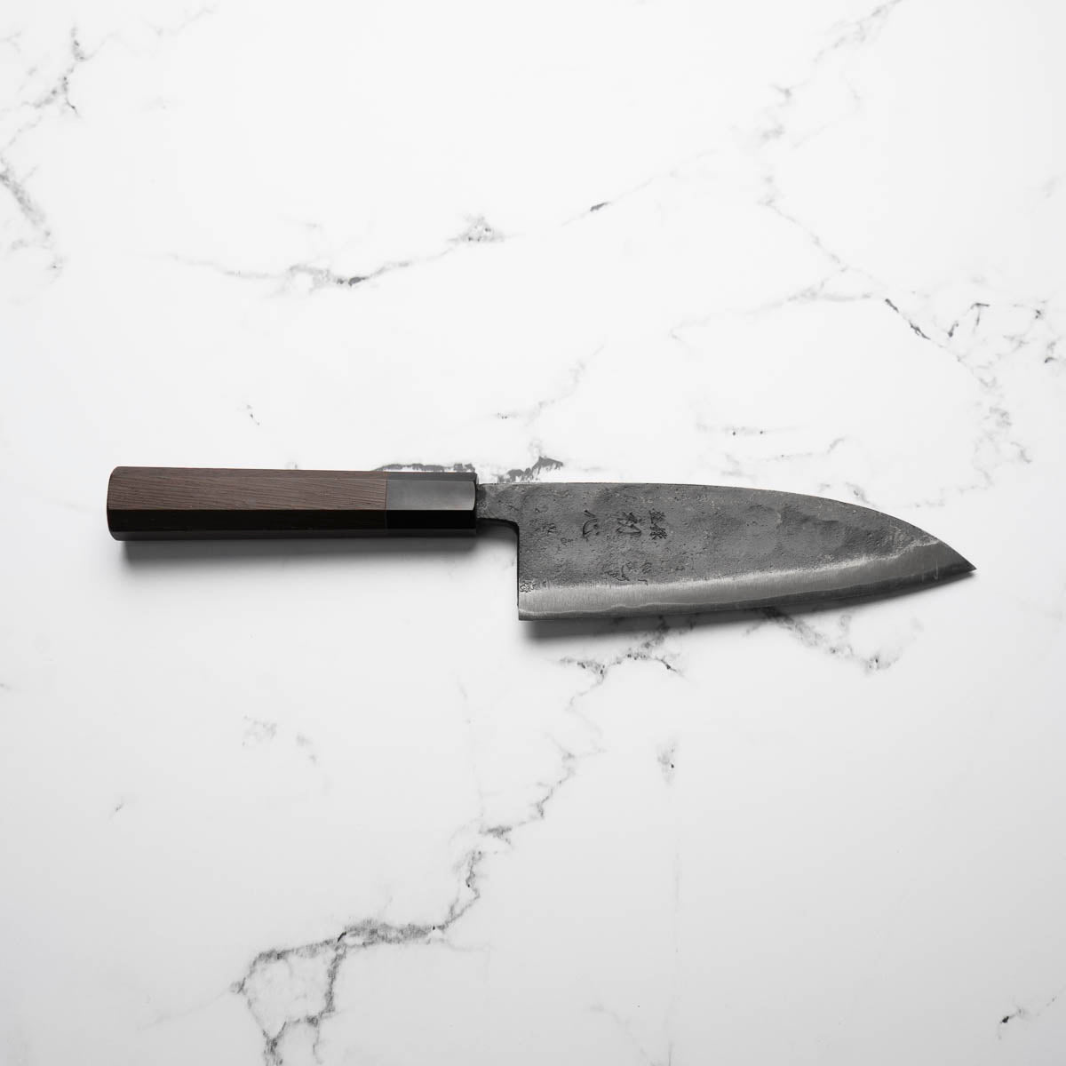 Hatsukokoro Kurokaze Blue 2 Double Bevel Deba 165mm