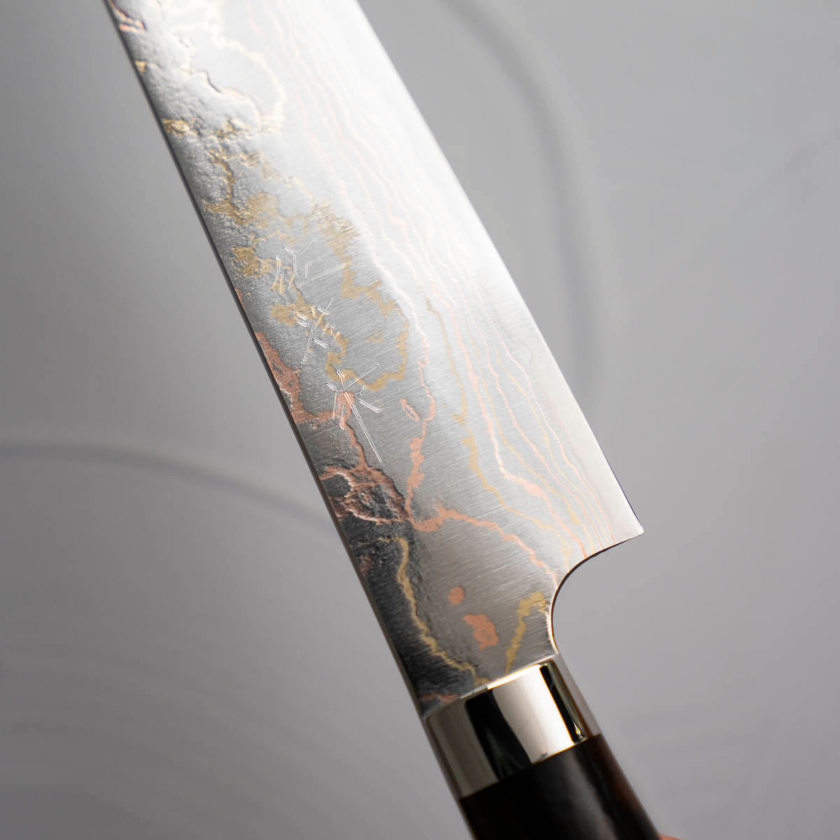 Takeshi Saji Blue 2 Rainbow Damascus Sujihiki 270mm