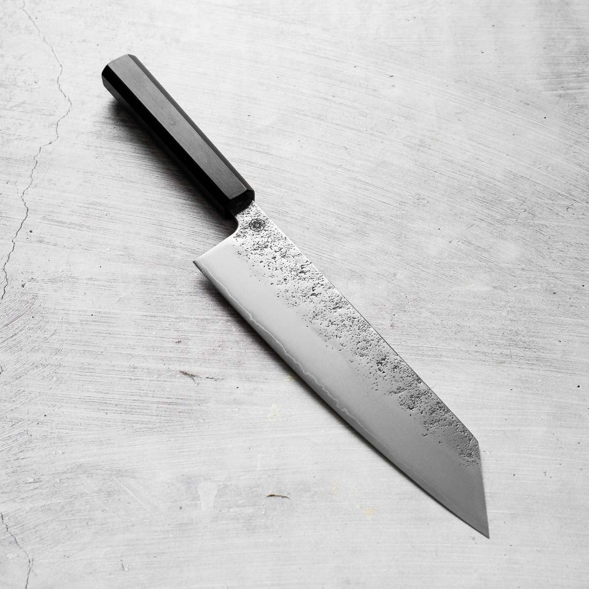 Hajimaru Ginsan Nashiji Tall Kiritsuke 210mm - Mono Bubinga