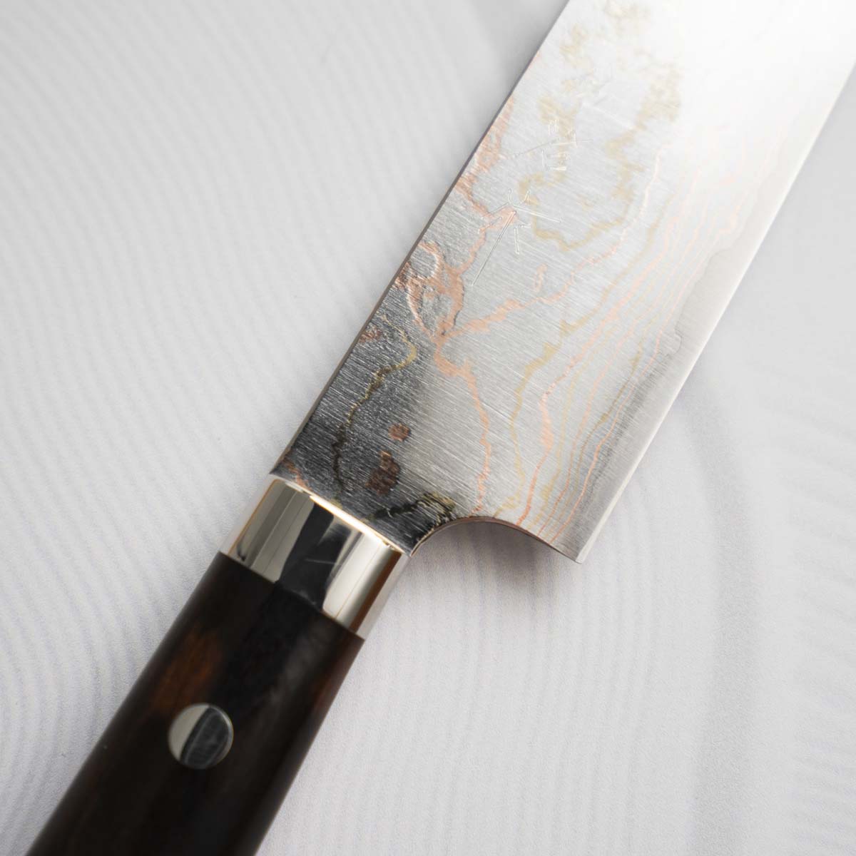 Takeshi Saji Blue 2 Rainbow Damascus Sujihiki 270mm