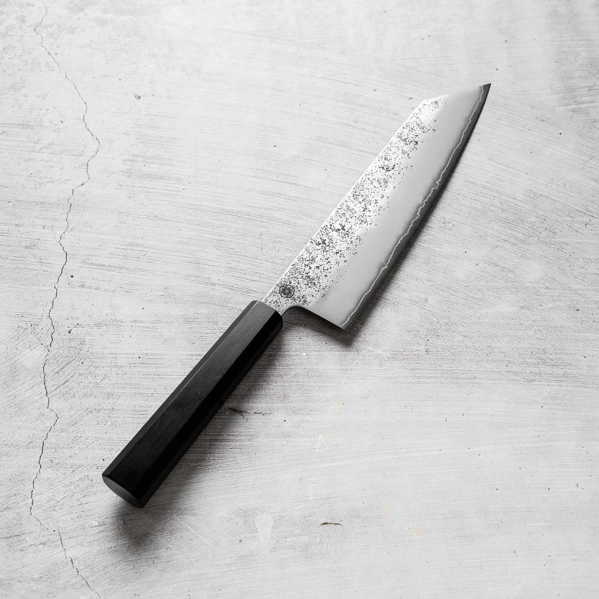 Hajimaru Ginsan Nashiji Tall Kiritsuke 210mm - Mono Bubinga
