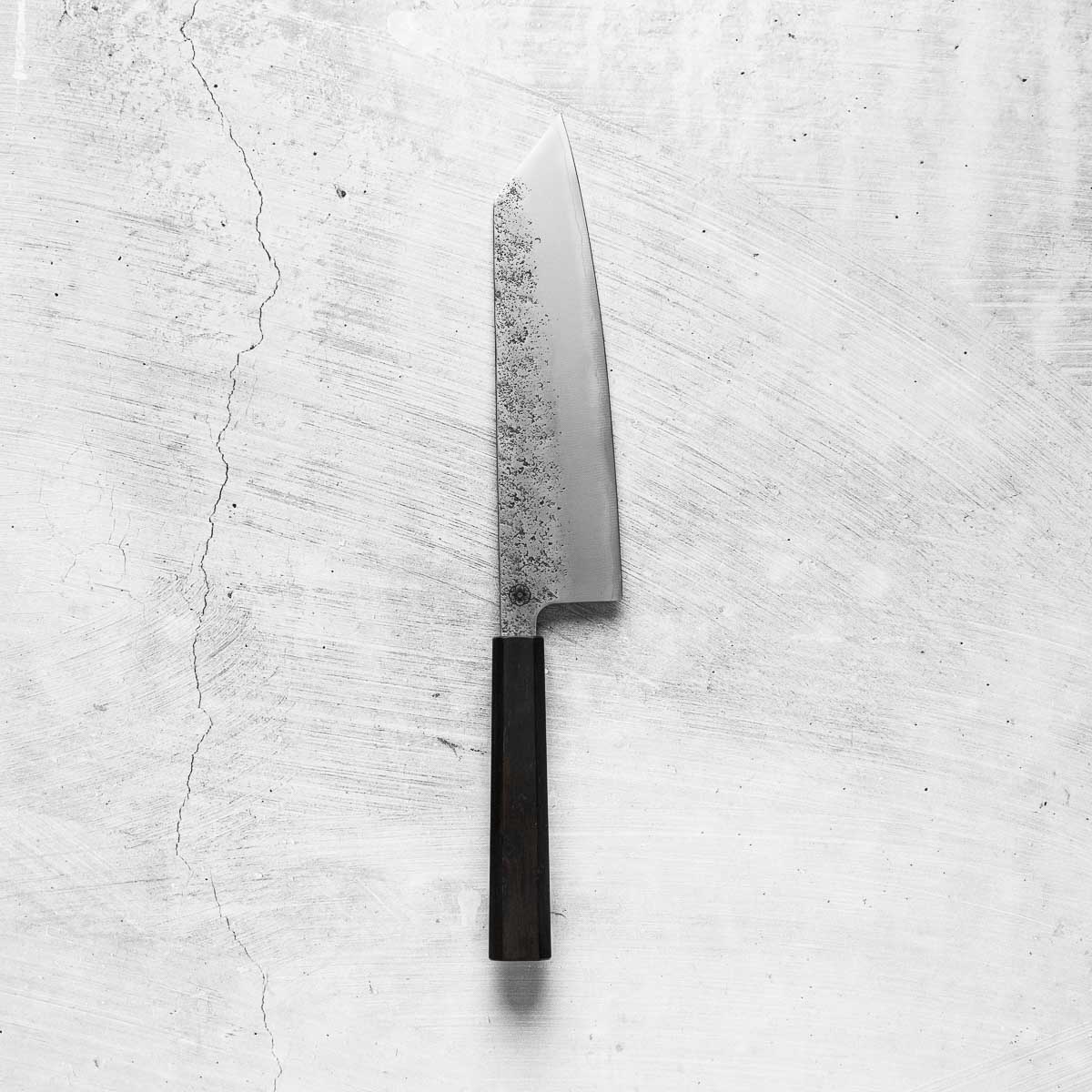 Hajimaru Ginsan Nashiji Tall Kiritsuke 210mm - Mono Bubinga