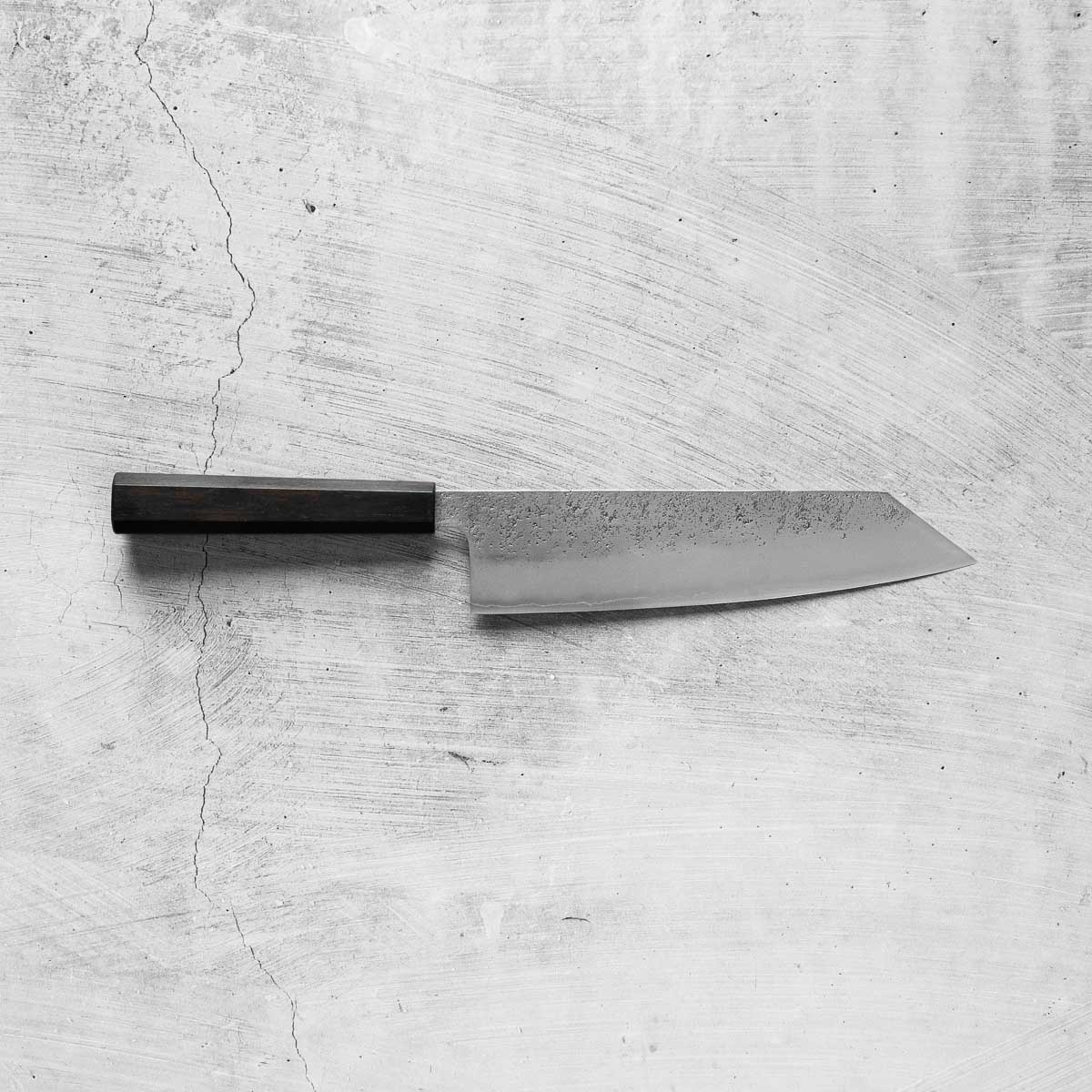 Hajimaru Ginsan Nashiji Tall Kiritsuke 210mm - Mono Bubinga