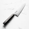 Hatsukokoro Ryuhyo SG2 Damascus Kiritsuke 240mm - Mono Ebony