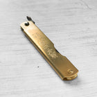 Nagao Kanekoma Higonokami Brass - Single Bevel - alternate view