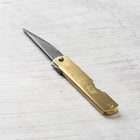 Nagao Kanekoma Higonokami Brass - Single Bevel - view 5