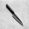 Seido "Kuro" x Tadafusa White 2 Kurouchi Petty 135mm - Ebony & Turquoise