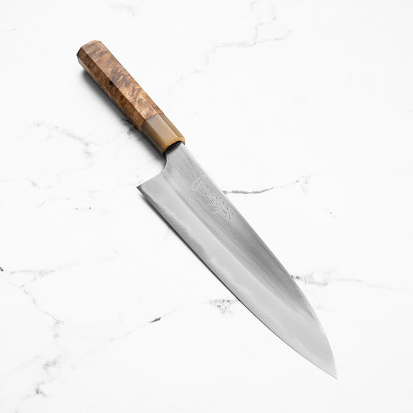 Mazaki Blue 1 Hon-Sanmai Gyuto 210mm