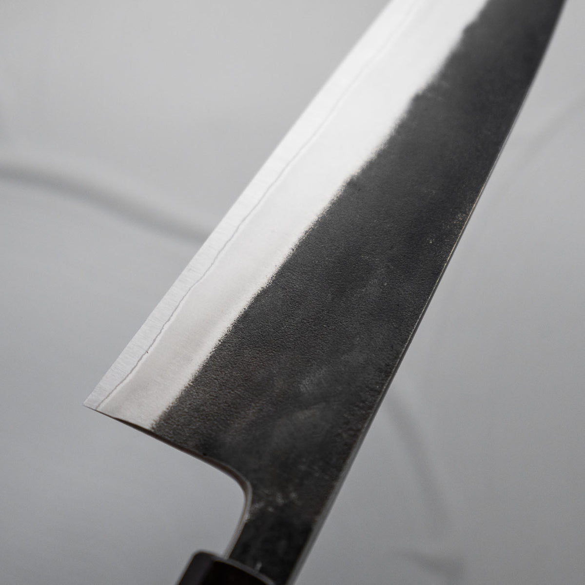 Hatsukokoro Kurokaze White 2 Stainless Clad Gyuto 210mm - Ebony
