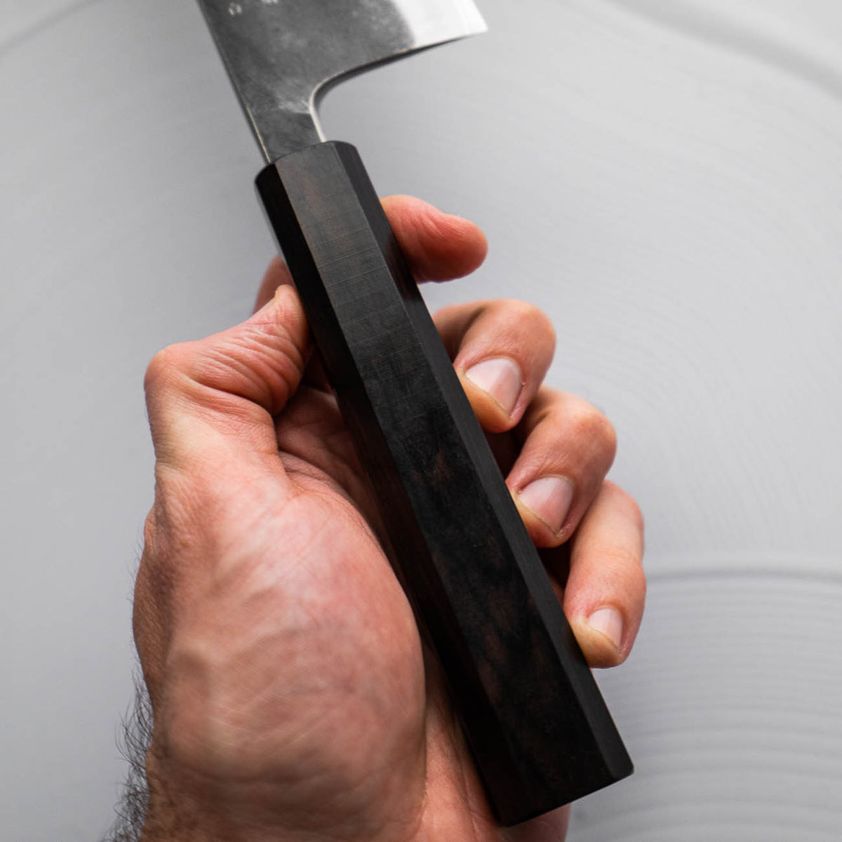 Hatsukokoro Kurokaze White 2 Stainless Clad Gyuto 210mm - Ebony