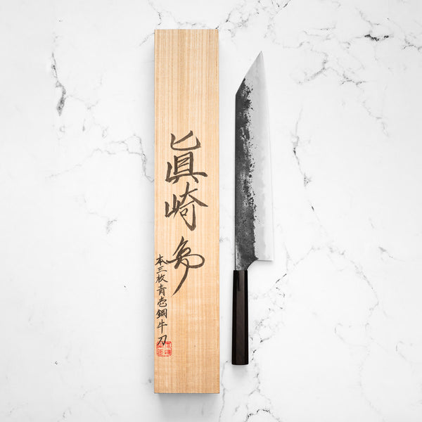 Mazaki Hon-Sanmai Blue 1 Kurouchi Kiritsuke 360mm