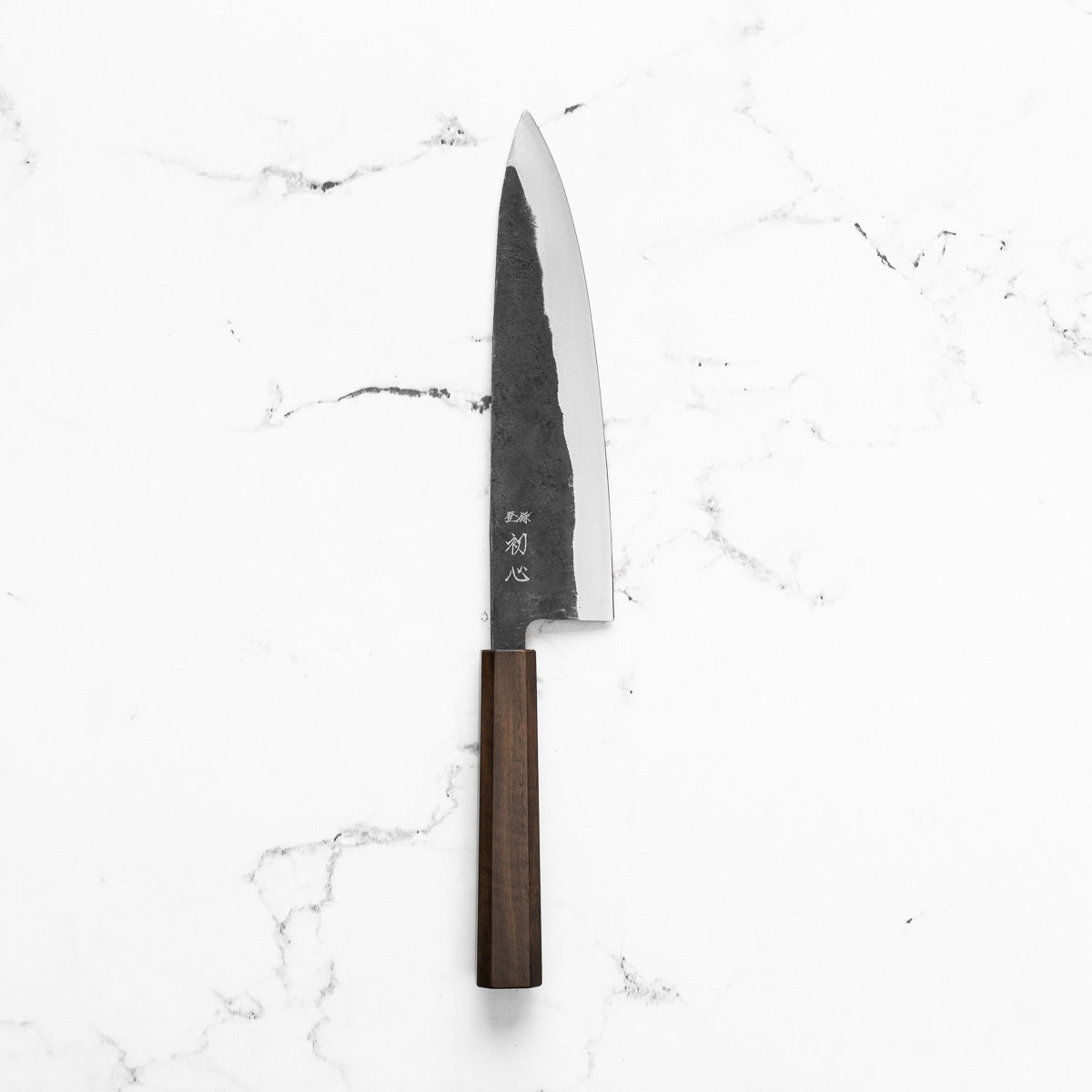 Hatsukokoro Kurogane Blue 2 Gyuto 210mm - Mono Bubinga